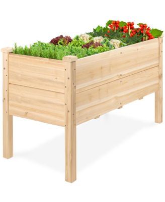  Raised Garden Bed, Extra Deep , Depth, Elevated Wood Planter Stand