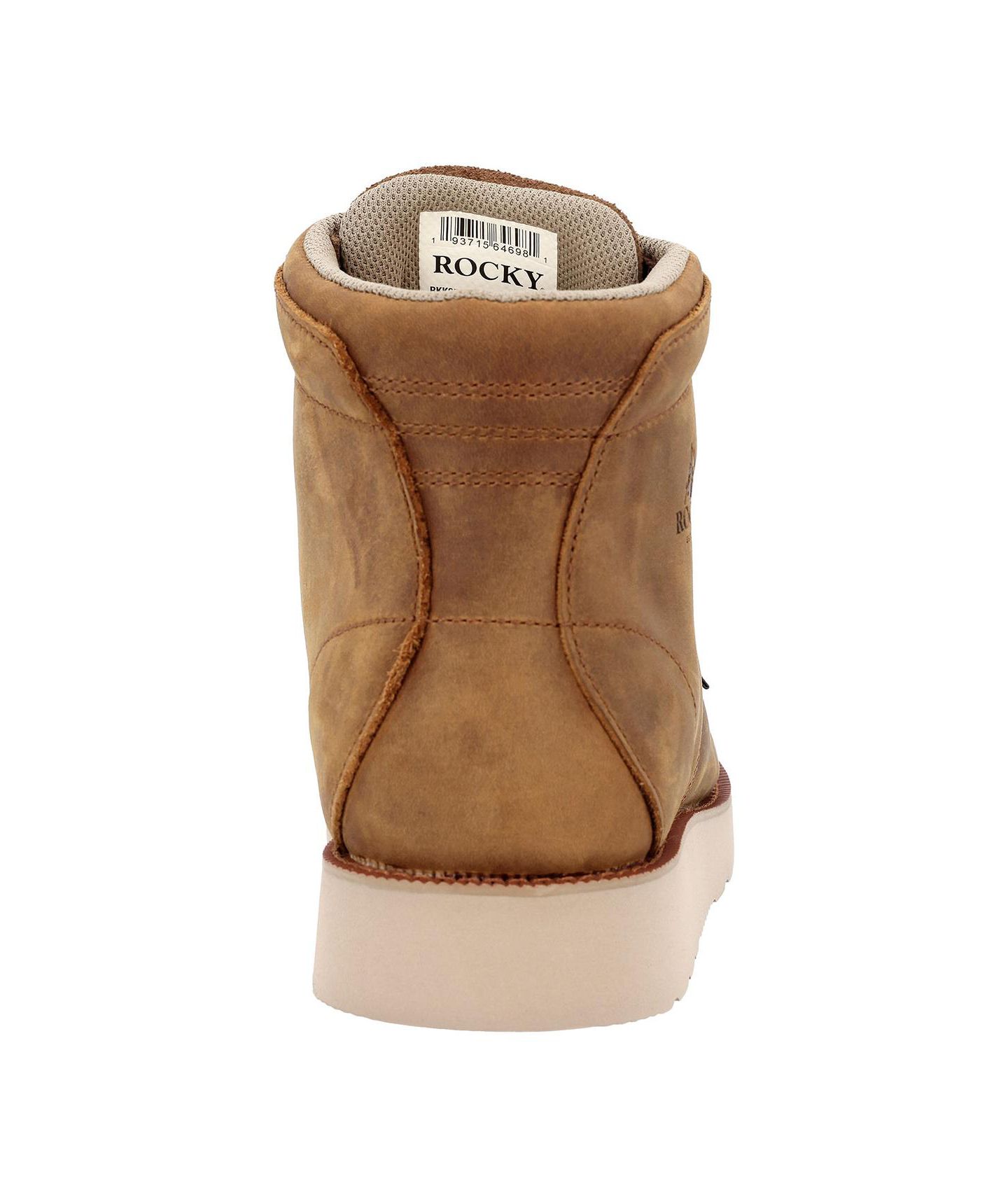 Мужские ботинки ROCKY MonoCrepe Wedge BOA Work Boot, цвет: Коричневый — фото 7