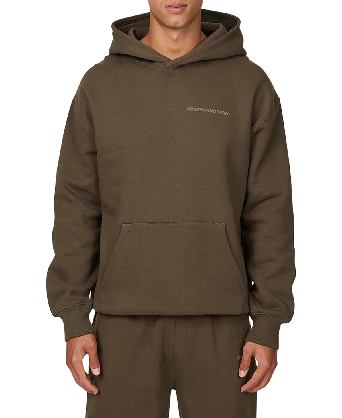 Good For Nothing Men's Vintage Tonal Pullover Hoodie