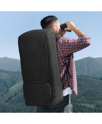 29.9 Inch Telescope Carrying Case with Shoulder Straps and Storage Pockets