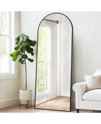 Full Length Mirror, 68"x26" Floor Mirro for Bedroom, Hanging Mounted for Living Room Cloakroom, Black