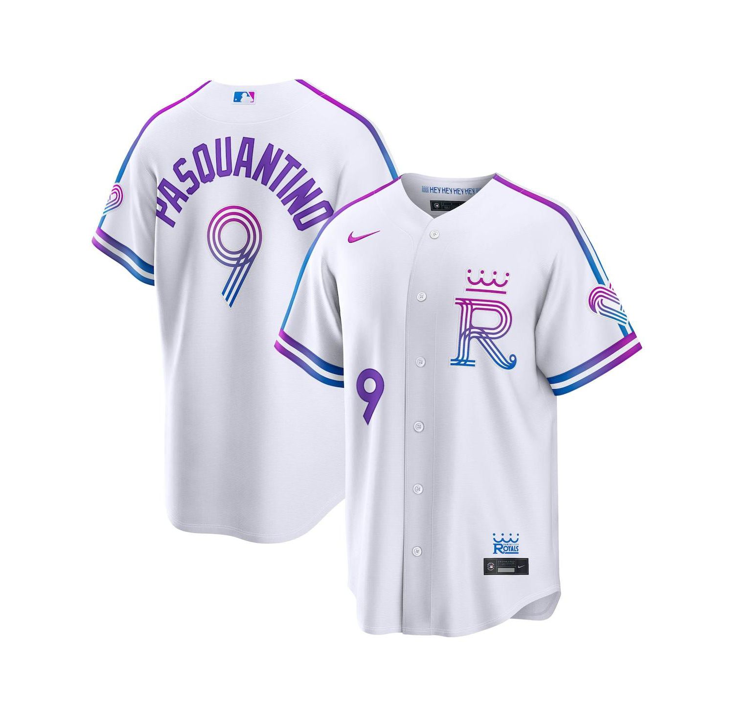 Men's Vinnie Pasquantino White Kansas City Royals 2026 City Connect Stadium Jersey