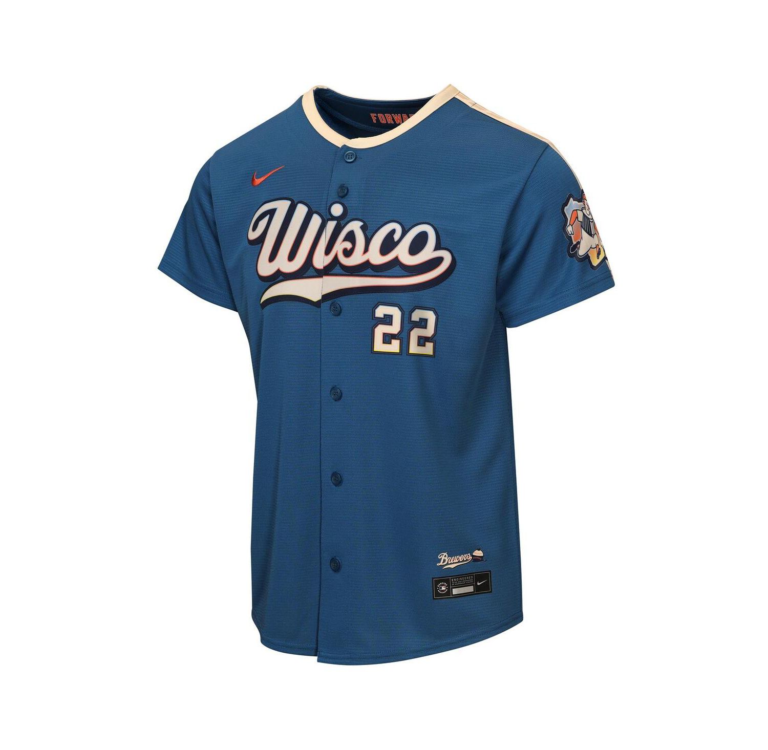 Big Boys and Girls Christian Yelich Gray Milwaukee Brewers 2026 City Connect Stadium Jersey