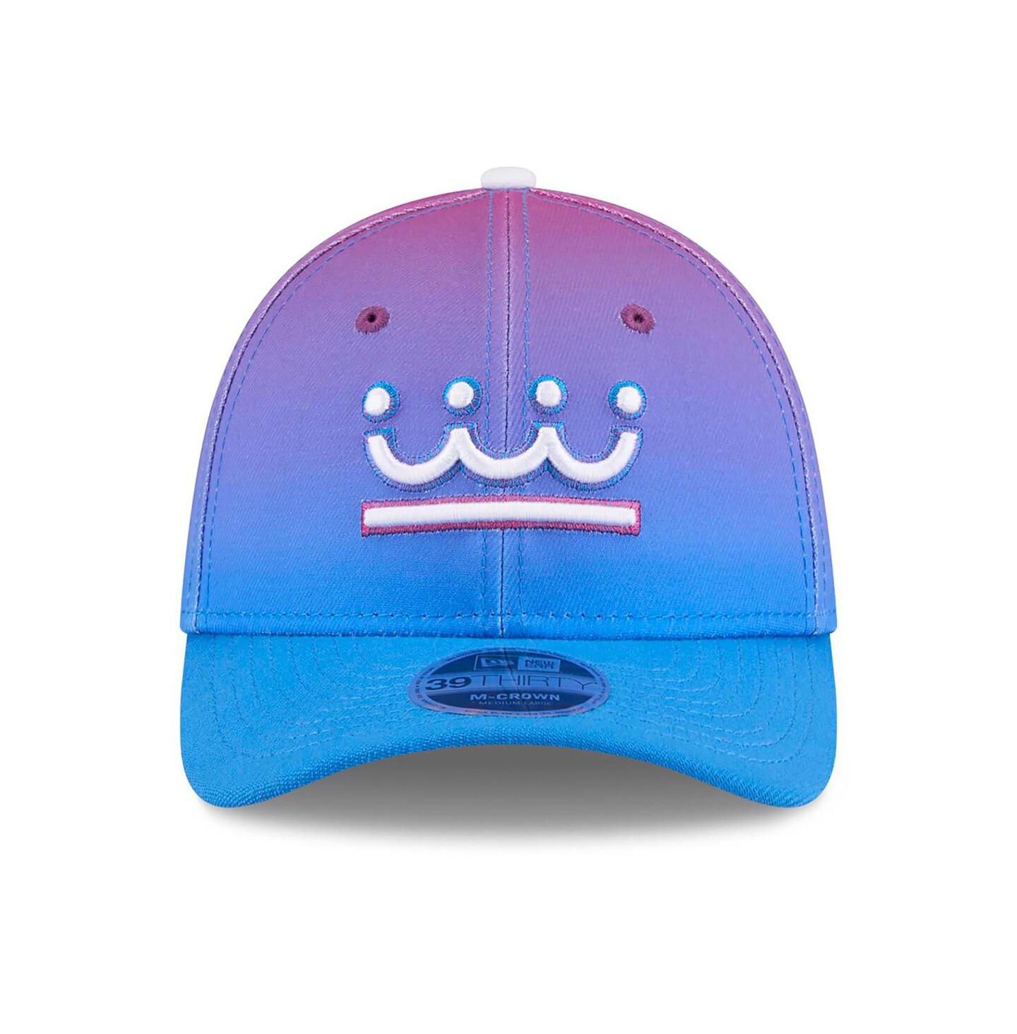 Мужская кепка New Era Black Kansas City Royals 2026 City Connect M-Crown 39THIRTY Flex Hat — фото 3