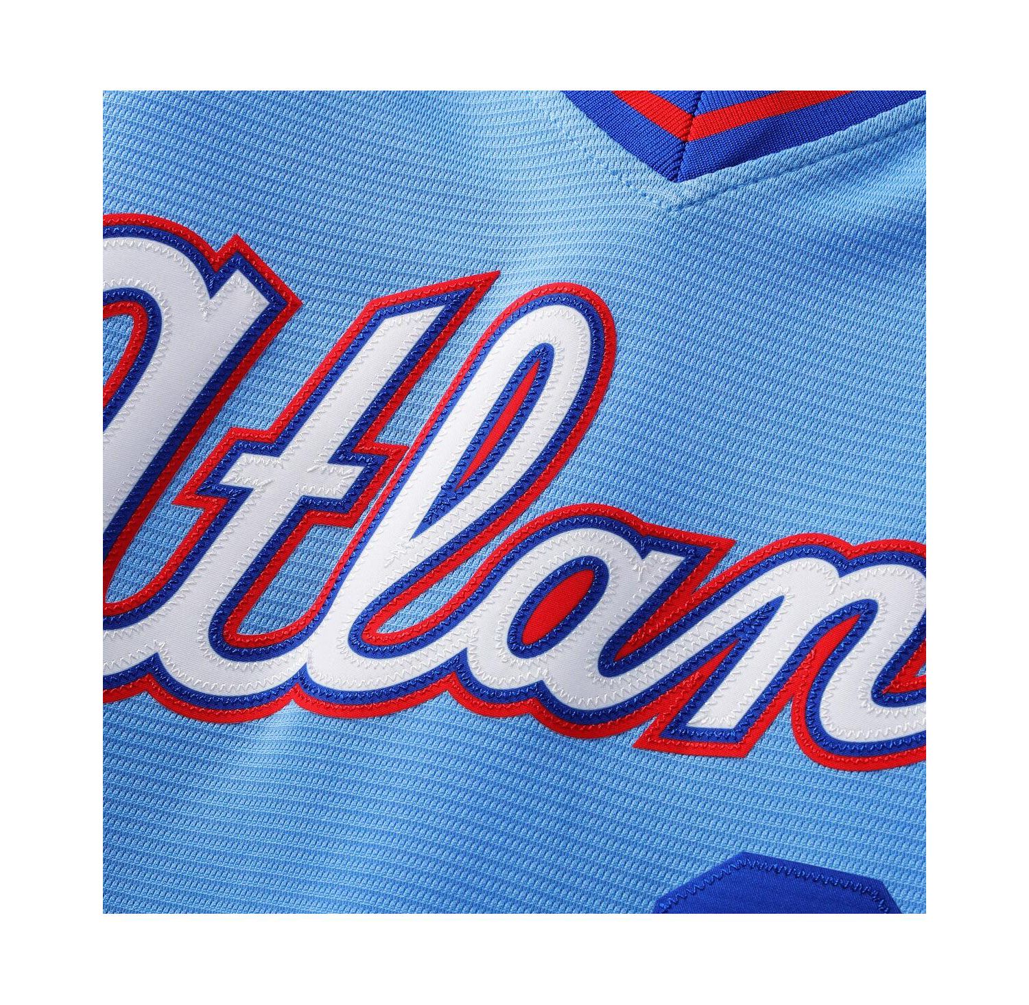 Men's Mike Yastrzemski Powder Blue Atlanta Braves 2026 City Connect Stadium Jersey