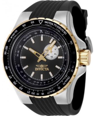 Men's 49718 Aviator Quartz VD72 Gunmetal Dial Watch