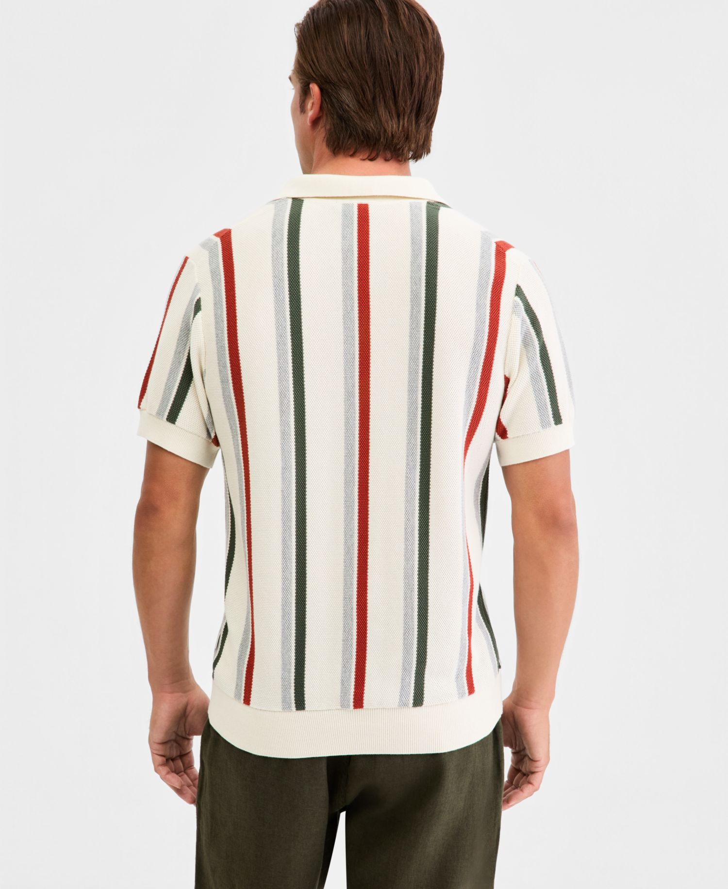 Men's Royce Hill Cotton Knit Polo Shirt