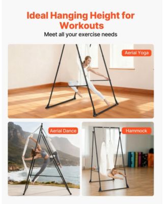 Yoga Stand Frame 440 lbs Triangular Rig with Hammock