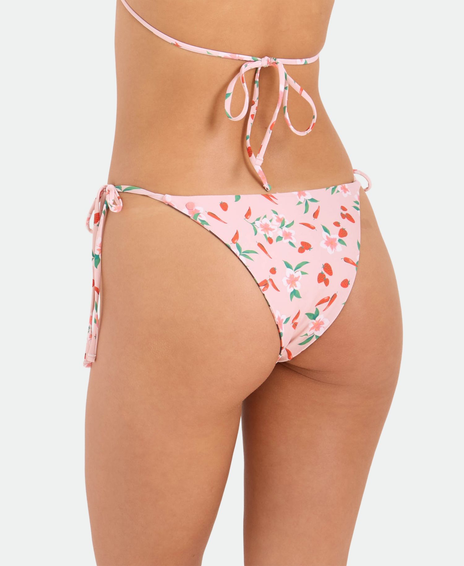 Women's Floral Print Side-Tie Bikini Bottoms