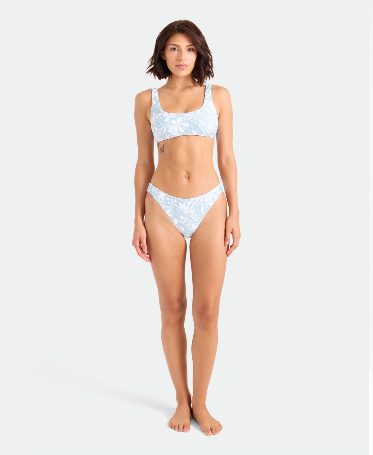 Volcom Women's Printed Scoop Neck Bikini Top