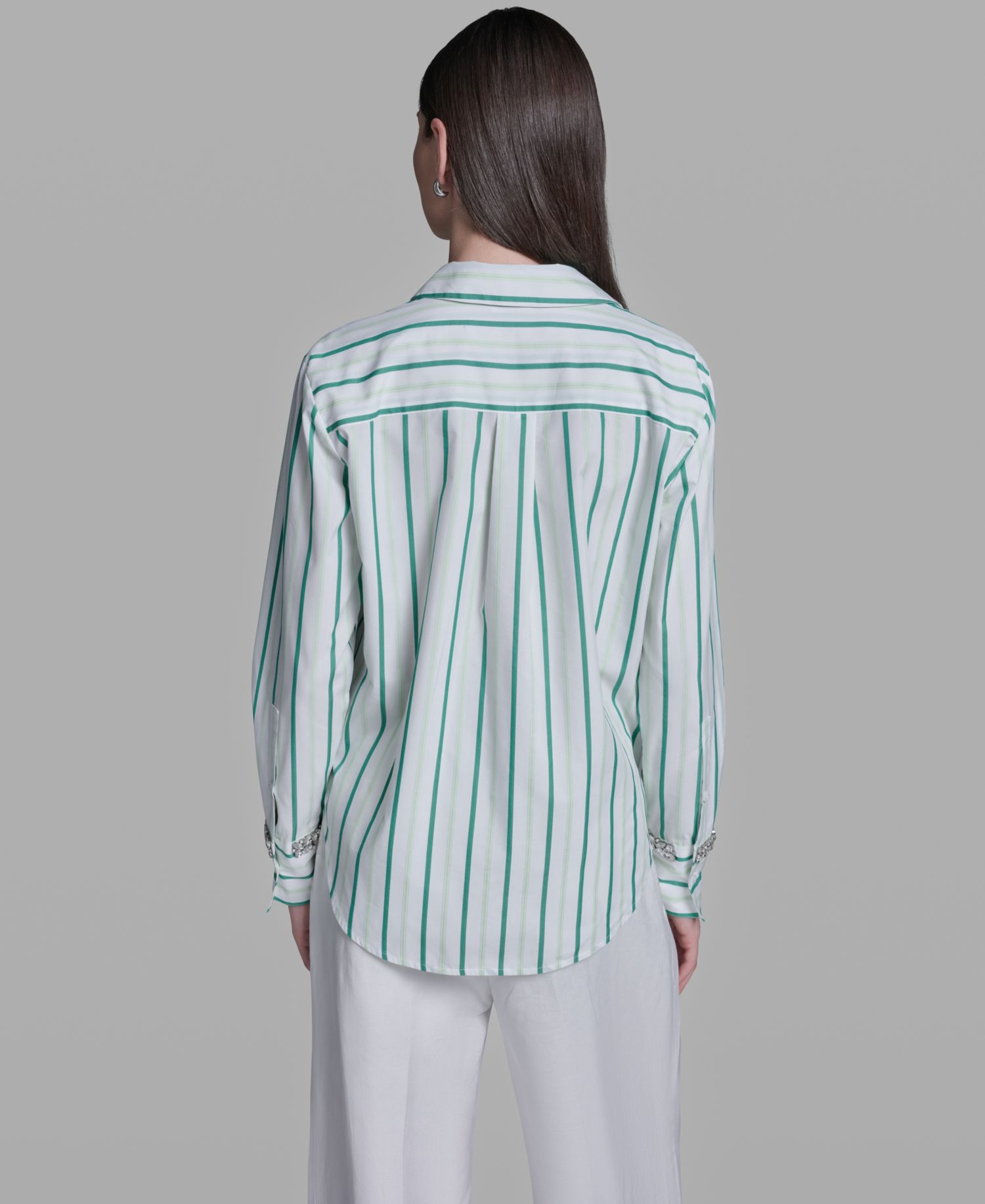 Women's Long-Sleeve Collared Neck Shirt