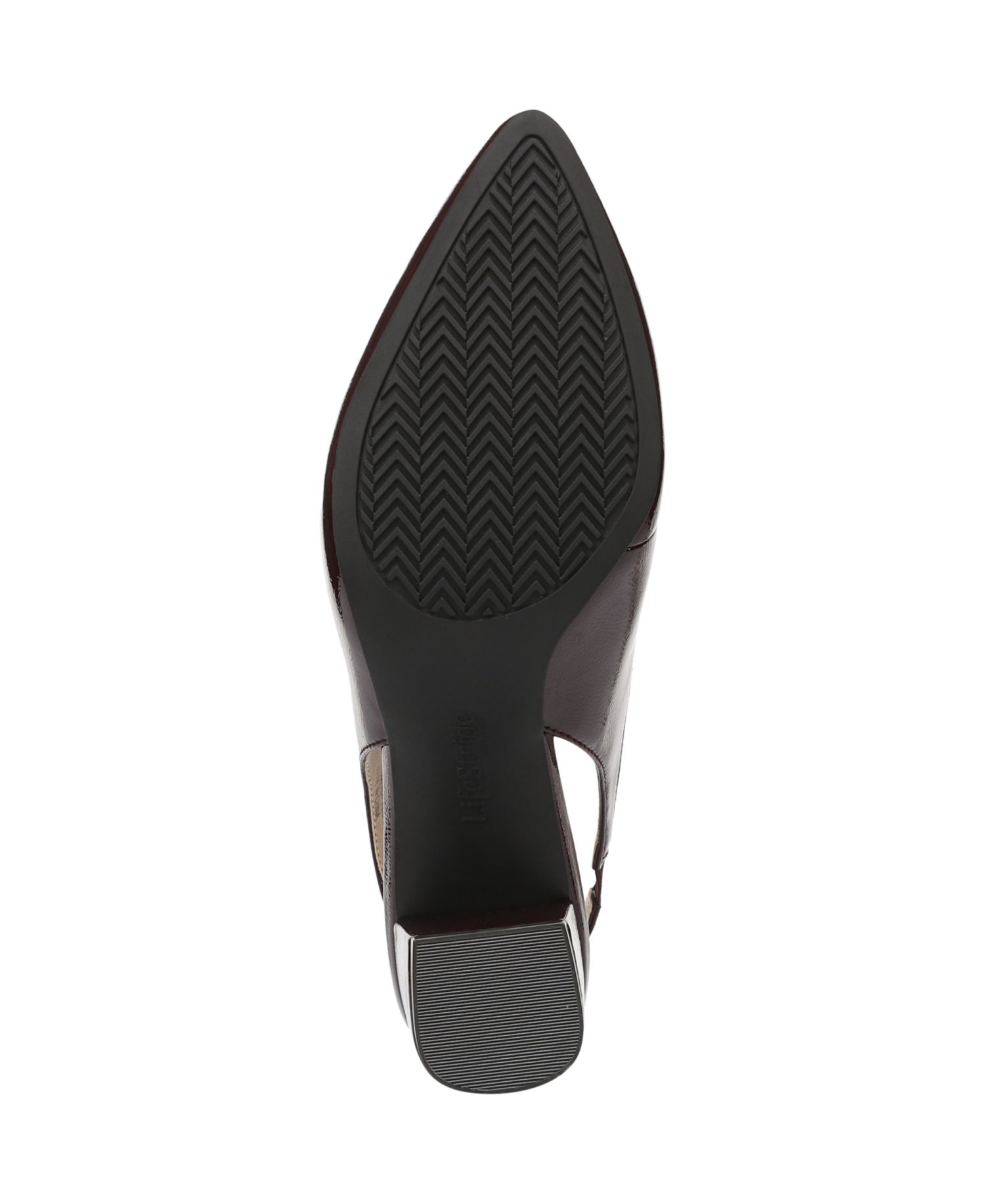 Women's Angel Pointed Toe Block Heel Slingback Pumps