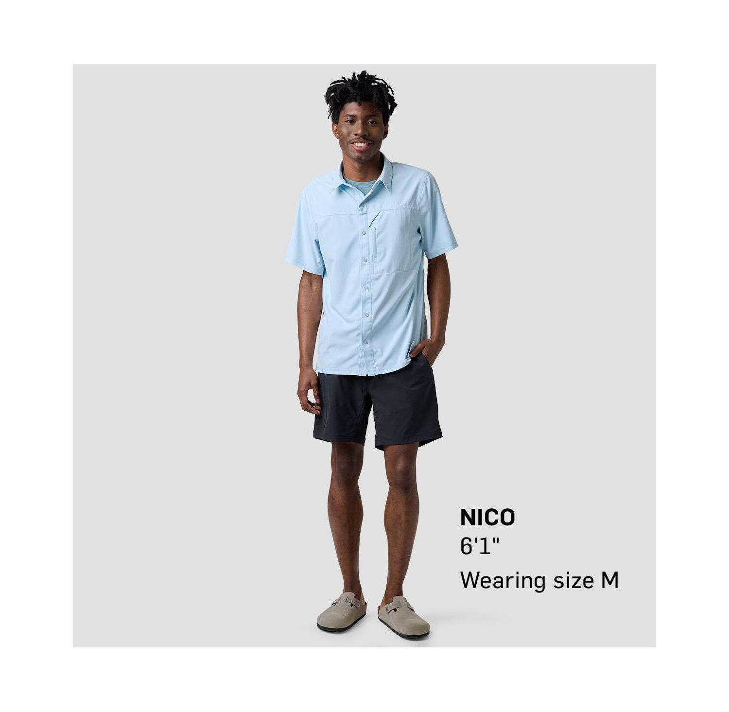 Men's Tahoe Woven Short-Sleeve Snap-Up Shirt Performance Shirts