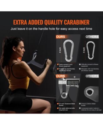 LAT Pulldown Attachments 5 Piece Set with T Bar V Bar and Tricep Bar