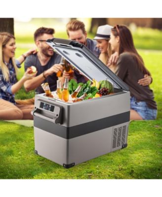 48 Quart (45L) 12 Volt Portable Refrigerator Freezer, Fast Cooling, App Control, -4 68 , 12/24V DC and 110-240V AC
