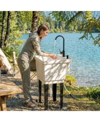 Portable Camping Sink, Handwashing Station Basin