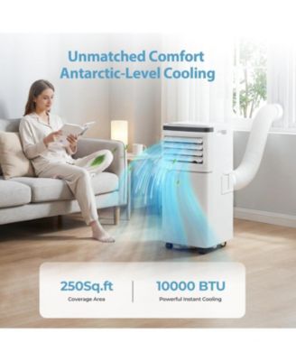 10,000 BTU Portable AC, 3-in-1, Timer, Sleep, Remote