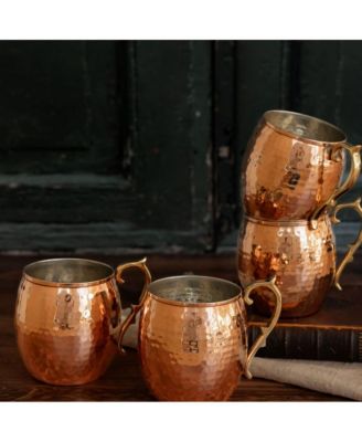 CMK Vintage Inspired Moscow Mule Mugs - Set of 4