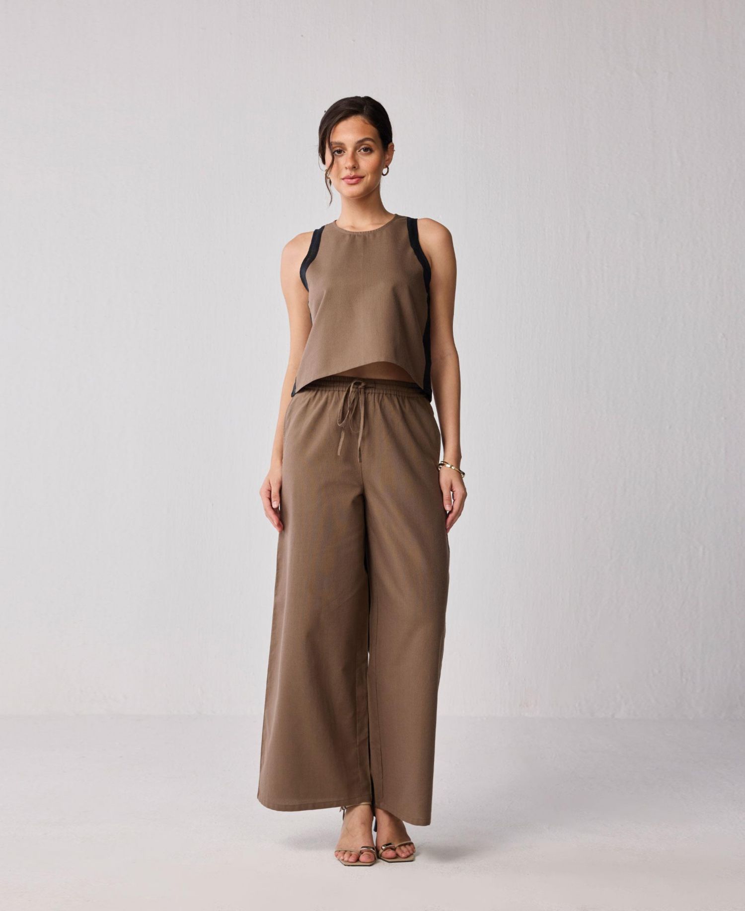 Women's Sleeveless Colorblock Top