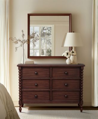 Beckett 46" Wood 6-Drawer Dresser