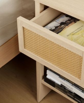 Lennox 23.75" Wood Square Accent Table