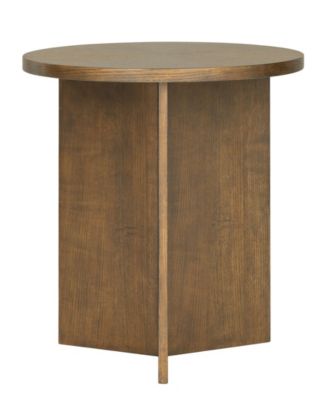 Sadie 22" Wood Round Accent Table