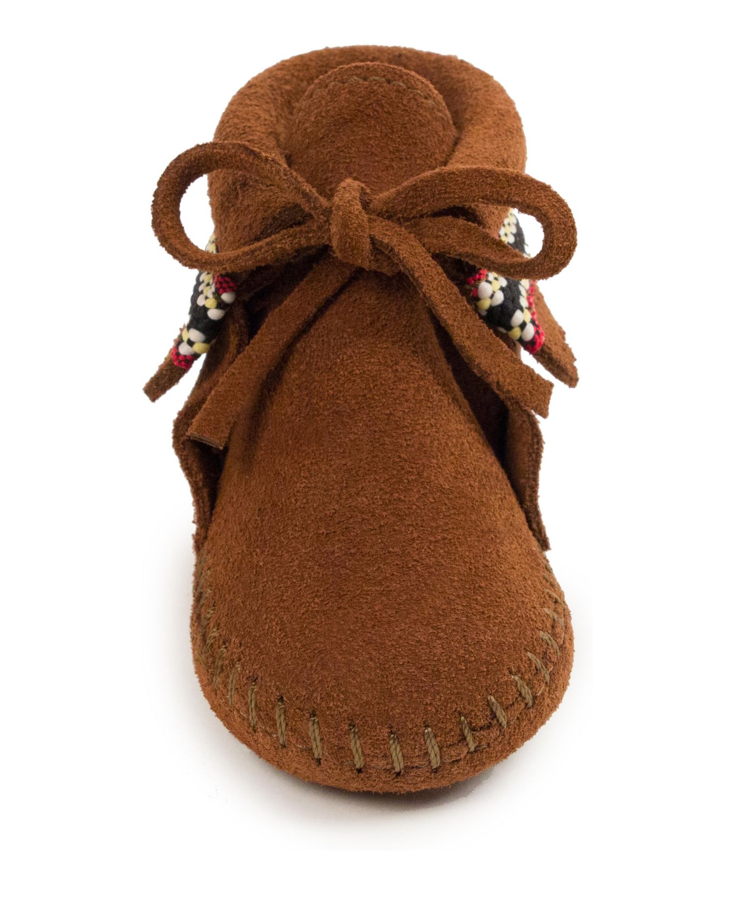 Baby Suede Braid Booties