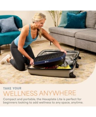 HexaPlate Lite Vibration Plate Exercise Machine - Full Body Vibrating Platform for Lymphatic Drainage, Recovery & Muscle Toning