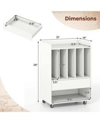 Record Player Stand Turntable Stand with Drawer and Record Holder