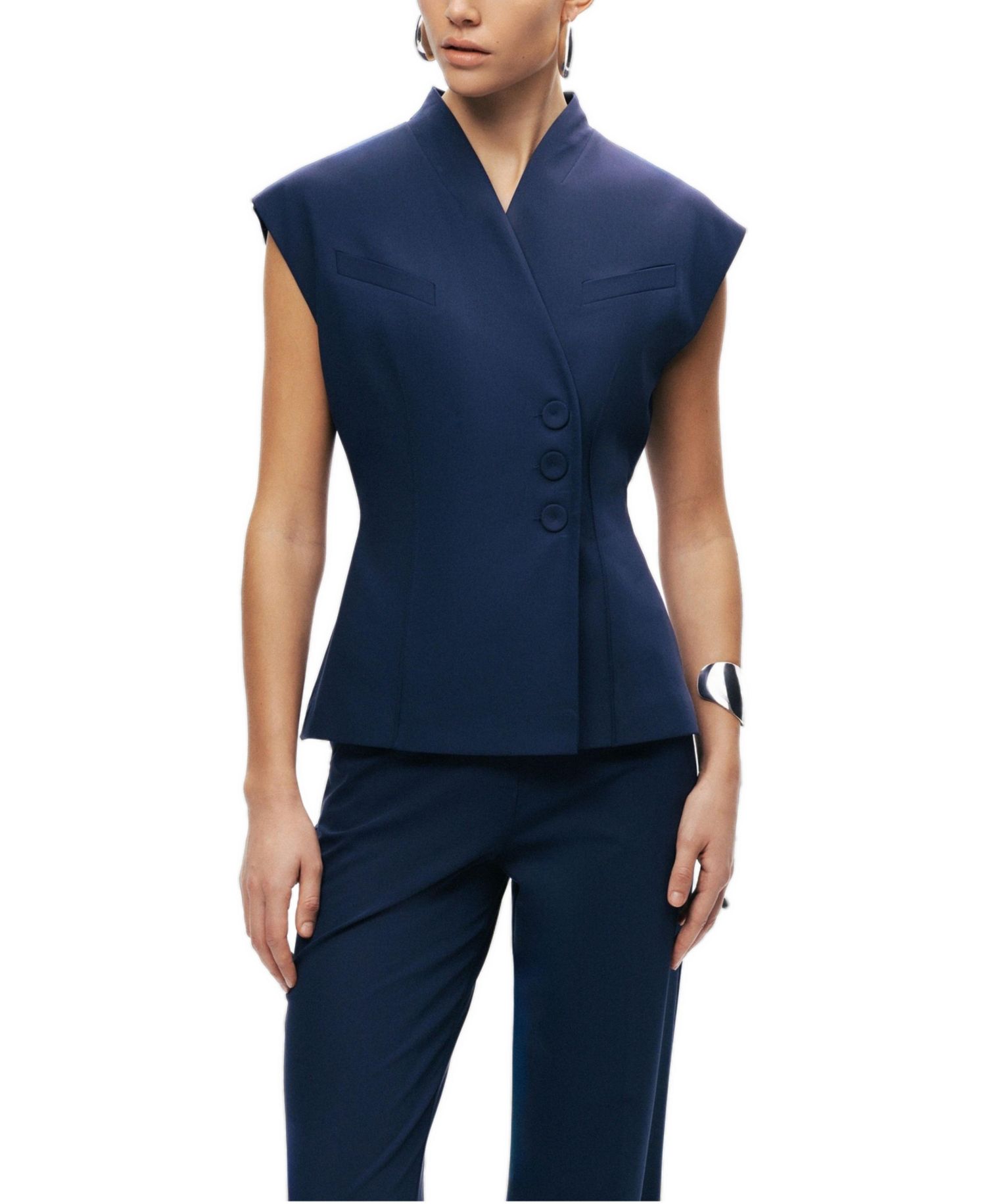 Women's Tailored Sleeveless Vest