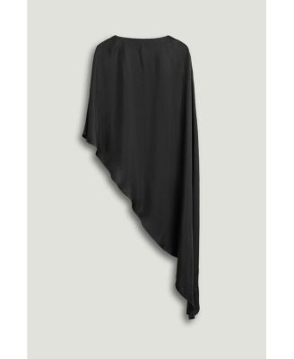 Women's Draped Cape Blouse