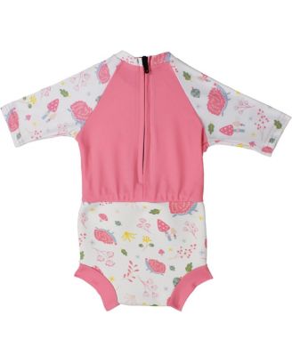 Baby Happy Nappy Sunsuit with Swim Diaper