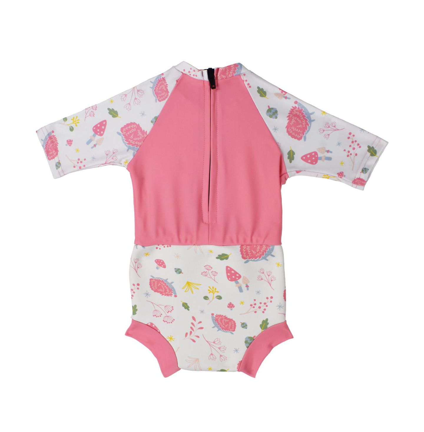 Детский солнцезащитный костюм Splash About Happy Nappy с купальным подгузником, цвет: Тёмно-зелёный — фото 6