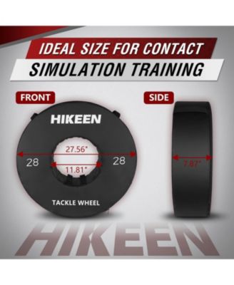 28" Football Tackle Wheel Dummy Denser Softer Foam Tackling Dummies for Football Youth - Tackling Wheel with Straps (1PCS)