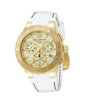 Men's TM-115078 Cruise Quartz Chronograph Gold Dial Watch