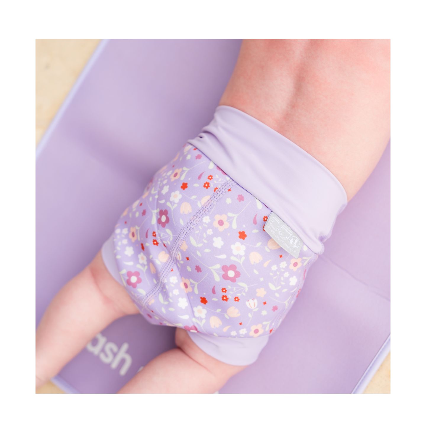 Splash About Toddler Happy Nappy Duo Reusable Double Swim Diaper, (Baby), цвет: Сиреневый — фото 2