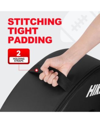 Football Tackle Wheel Dummy Denser Softer Foam Tackling Dummies for Football Youth - Tackling Wheel with Straps (1PCS)