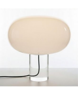  Callisto Oval Frosted Glass Modern LED Table Lamp