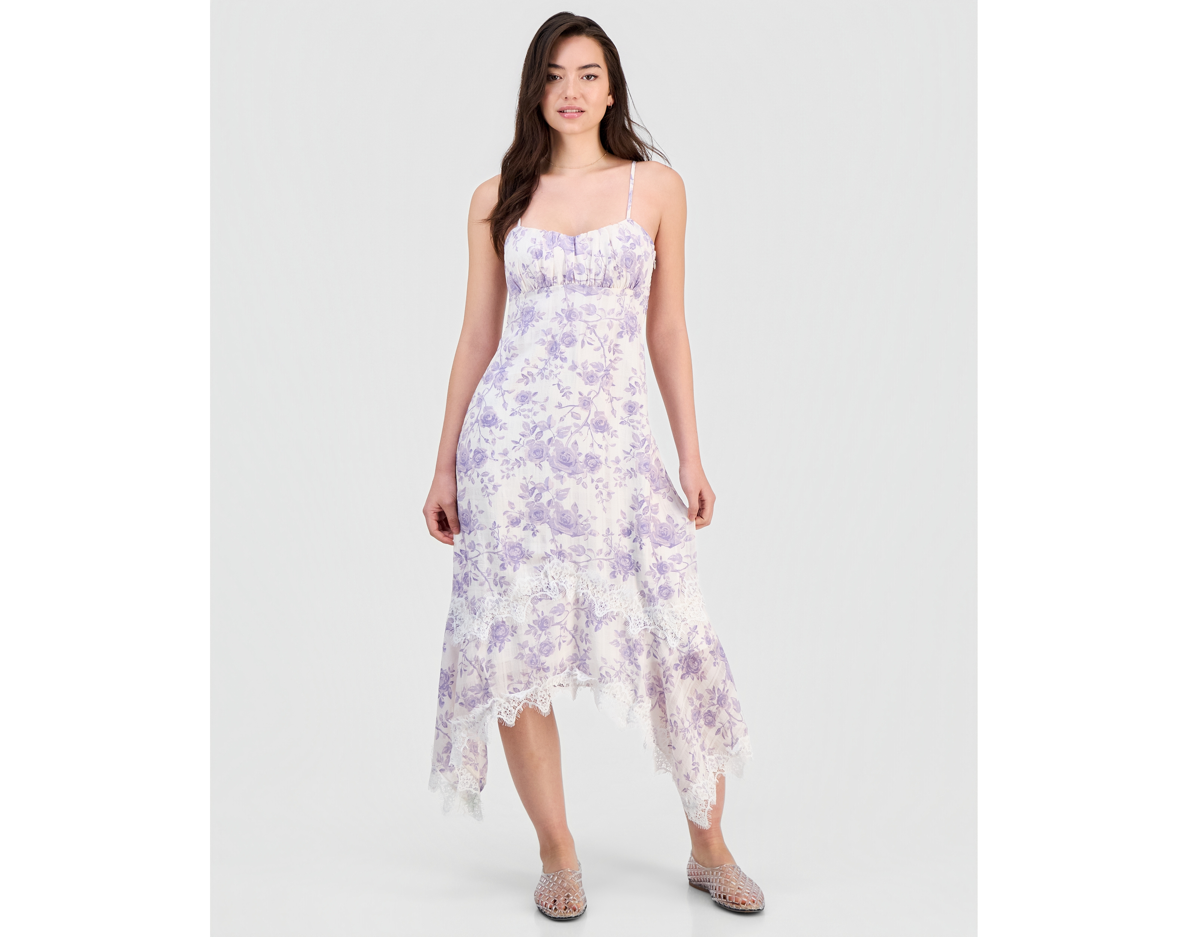 And Now This Women's Textured Scoop-Neck Slip Dress, Exclusively at Macy's