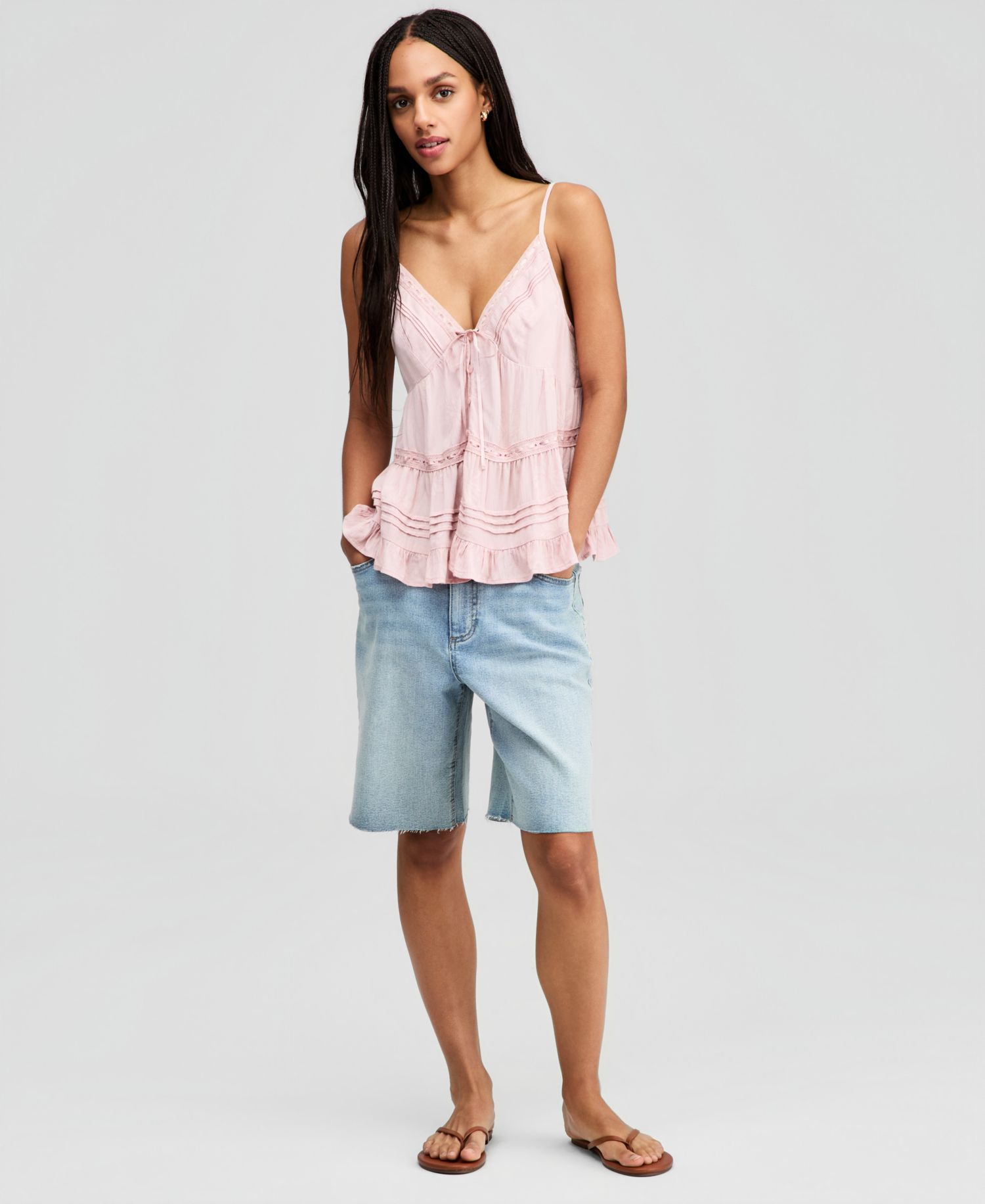Women's Ribbon-Trim Camisole