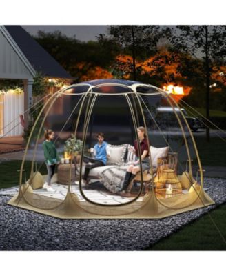 8.5 ft x 8.5 ft Transparent PVC Pop Up Bubble Tent Screen House