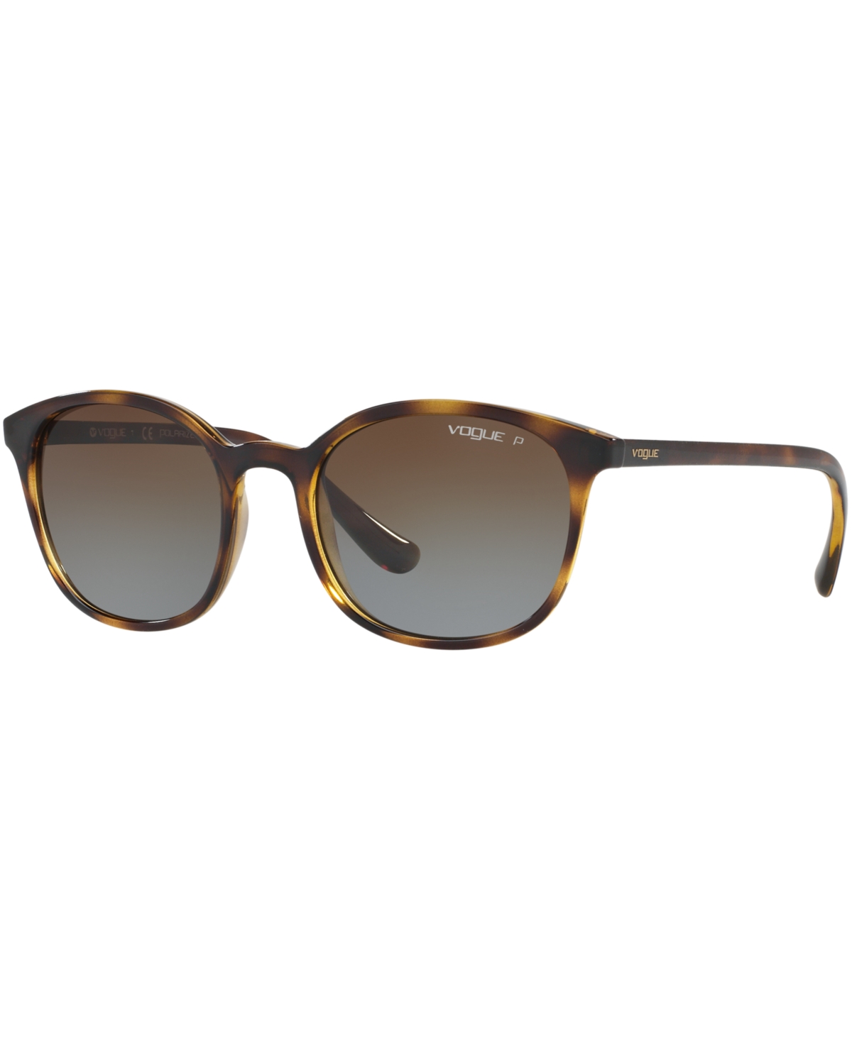 Vogue Eyewear Polarized Polarized Sunglasses , Vo5051s In Tortoise,brown Gradient Polar