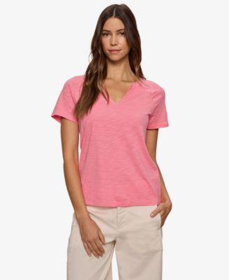 Women's Notched Muscle T-Shirt