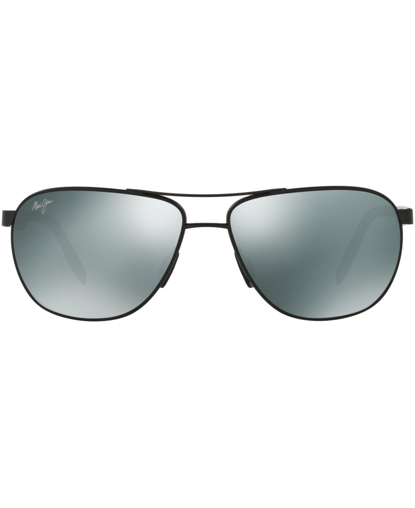 Женские солнцезащитные очки Maui Jim Polarized Sunglasses, 728 Castles, цвет: Чёрный матовый / Серый — фото 2