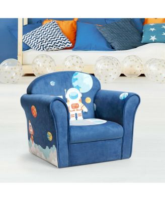 Kids Astronaut Armrest Upholstered Couch