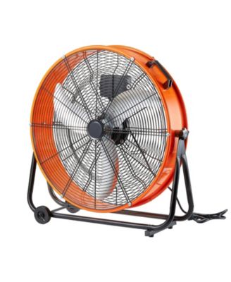 24 Inch Industrial Drum Fan 8600 CFM with Timer Heavy Duty
