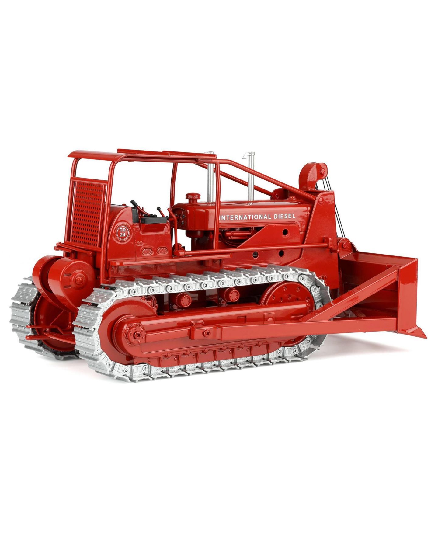 Детская игрушка Spec Cast 1:25 Scale Classic Series International Td 24 Crawler with Rops Collectible Toy Vehicle, цвет: Красный — фото 3