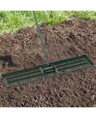 Heavy Duty Lawn Leveling Rake in for Soil
