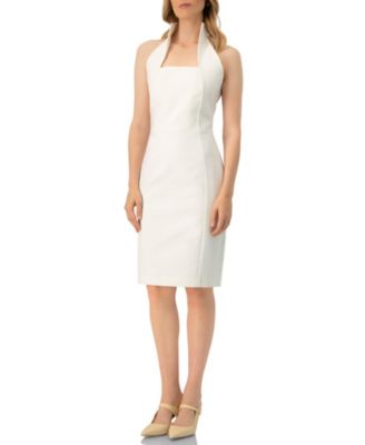 Women's High Neck Cotton Mini Dress