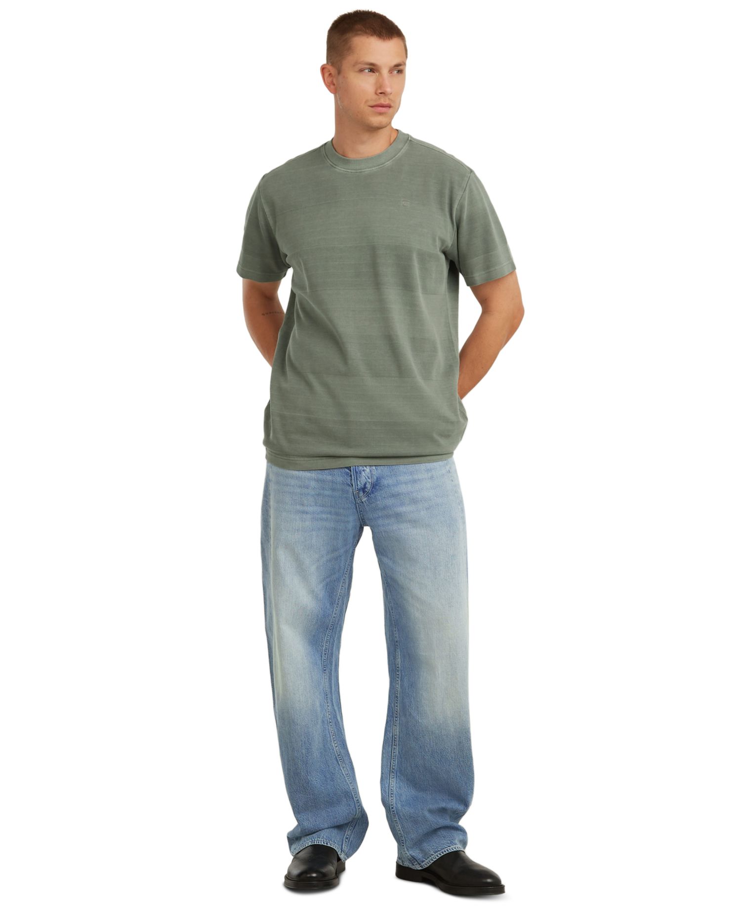 Men's Washed Jacquard T-Shirt
